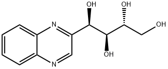 (1R,2S,3R)-1-(2-キノキサリニル)-1,2,3,4-ブタンテトラオール 化学構造式