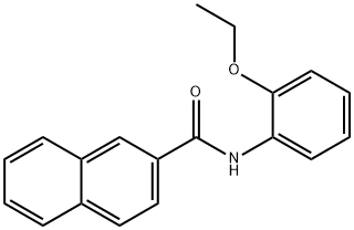 N-(2-乙氧基苯基)萘-2-甲酰胺,4711-67-5,结构式