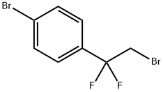 4-(2-ブロモ-1,1-ジフルオロエチル)ブロモベンゼン 化学構造式