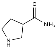 PYRROLIDINE-3-CARBOXAMIDE Structure
