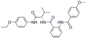 Benzamide, N-[(1S)-1-[[(4-ethoxyphenyl)amino]carbonyl]-2-methylpropyl]-2-[(4-methoxybenzoyl)amino]- (9CI) Structure