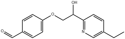 4-(2-(5-Ethylpyridin-2-yl)-2-hydroxyethoxy)benzaldehyde Structure