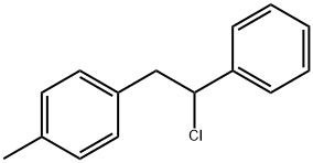 p-(β-Chlorophenethyl)toluene 结构式
