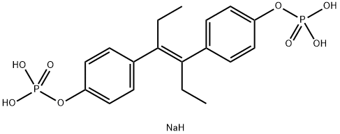 リン酸ヘキセストロールナトリウム 化学構造式