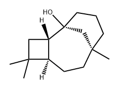 (2β,5α)-4,4,8α-トリメチルトリシクロ[6.3.1.02,5]ドデカン-1β-オール 化学構造式