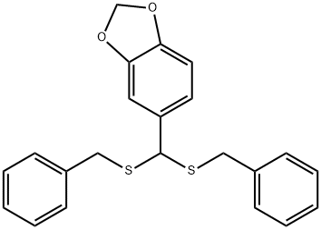PIPERONAL, DIBENZYL MERCAPTAL,4720-67-6,结构式