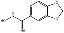 N-HYDROXY-1,3-BENZODIOXOLE-5-CARBOXIMIDAMIDE Struktur