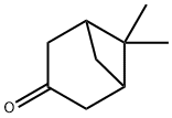 6,6-Dimethylbicyclo[3.1.1]heptan-3-one Struktur