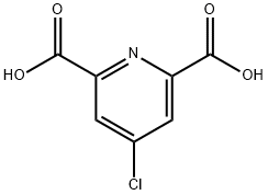 4-CHLORO-PYRIDINE-2,6-DICARBOXYLIC ACID Struktur