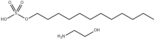 (2-hydroxyethyl)ammonium dodecylsulphate  Struktur