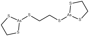 2,2'-Ethylenebisthiobis(1,3,2-dithiarsolane) Struktur