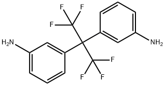 2,2-双(3-氨基苯基)六氟丙烷, 47250-53-3, 结构式