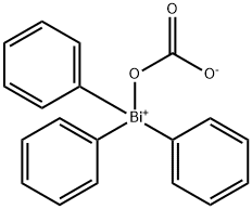 TRIPHENYLBISMUTH CARBONATE Struktur