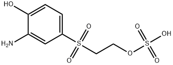 2-[(3-氨基-4-羟基)苯磺酰基]硫酸乙酯,4726-22-1,结构式
