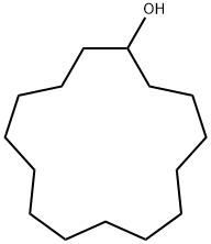 CYCLOPENTADECANOL Struktur