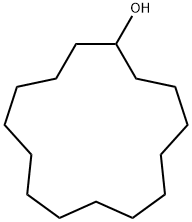 CYCLOPENTADECANOL Structure