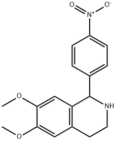6,7-DIMETHOXY-1-(4-NITRO-PHENYL)-1,2,3,4-TETRAHYDRO-ISOQUINOLINE Structure