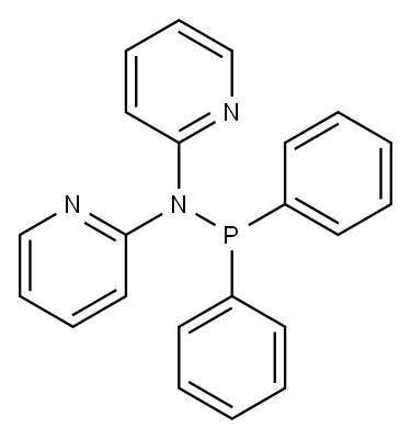 DI-(2-PYRIDYL)(DIPHENYLPHOSPHINO)AMINE Structure