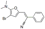 Benzeneacetonitrile,  -alpha--[[4-bromo-5-(dimethylamino)-2-furanyl]methylene]-|