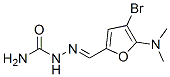 Hydrazinecarboxamide,  2-[[4-bromo-5-(dimethylamino)-2-furanyl]methylene]- Structure