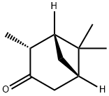 [1R-(1alpha,2beta,5alpha)]-2,6,6-trimethylbicyclo[3.1.1]heptan-3-one  Struktur