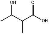 3-hydroxy-2-methyl-Butanoic acid Structure