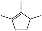 1,2,3-トリメチル-1-シクロペンテン 化学構造式