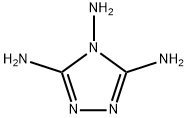 4H-1,2,4-三唑-3,4,5-三胺, 473-96-1, 结构式