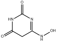 2,4,6(1H,3H,5H)-Pyrimidinetrione, 4-oxime (8CI) Struktur