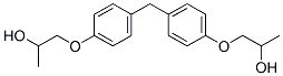 1,1'-[methylenebis(p-phenyleneoxy)]dipropan-2-ol Struktur