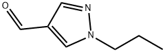 1-プロピル-1H-ピラゾール-4-カルブアルデヒド 化学構造式