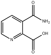 3-氨基甲酰吡啶甲酸, 4733-65-7, 结构式