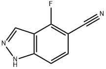 4-氟-1H-吲唑-5-甲腈, 473416-81-8, 结构式