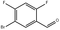 BENZALDEHYDE, 5-BROMO-2,4-DIFLUORO Struktur