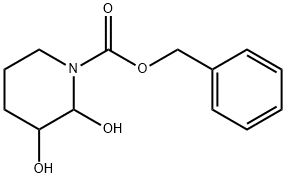 N-Benzyloxycarbonyl-2,3-dihydroxypiperidine Structure