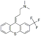 (Z)-N,N-dimethyl-3-[2-(trifluoromethyl)-9H-thioxanthen-9-ylidene]propylamine 结构式