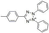 2,3-Diphenyl-5-(p-tolyl)-2H-tetrazol-3-ium 结构式