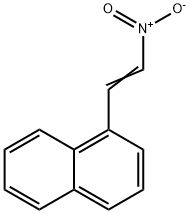 1-(2-ニトロエテニル)ナフタレン 化学構造式