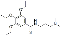N-[3-(Dimethylamino)propyl]-3,4,5-triethoxybenzothioamide 结构式