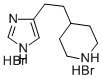4-[2-(1H-IMIDAZOL-4-YL)-ETHYL]-PIPERIDINE, 2HBR 结构式