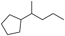 (1-Methylbutyl)cyclopentane Structure