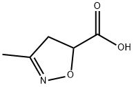 3-methyl-4,5-dihydroisoxazole-5-carboxylic acid Struktur