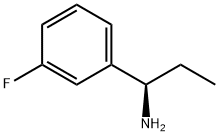 Benzenemethanamine, alpha-ethyl-3-fluoro-, (alphaR)- (9CI) Structure