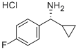 Benzenemethanamine, alpha-cyclopropyl-4-fluoro-, (alphaR)- (9CI) Structure