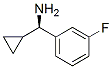 Benzenemethanamine, alpha-cyclopropyl-3-fluoro-, (alphaR)- (9CI) Structure