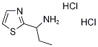 [1-(1,3-チアゾール-2-イル)プロピル]アミン二塩酸塩 化学構造式