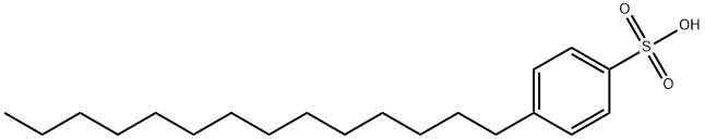 4-tetradecylbenzenesulphonic acid Structure