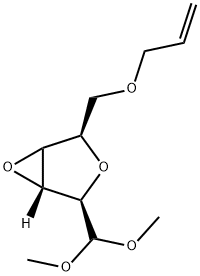 (2R,4R,5R)-2-ALLYLOXYMETHYL-4-DIMETHOXYMETHYL-3,6-DIOXA-BICYCLO[3.1.0]HEXANE Structure