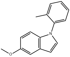 1-(2-methylphenyl)-5-methoxyindole Structure