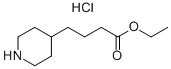 4-ピペリジン酪酸エチル塩酸塩 化学構造式